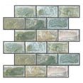 thumbnail image 1 of DEWOO 10 Sheets Peel and Stick Tile Backsplash for Kitchen Wall Tile, Self Adhesive Brick Backsplash Subway Tiles Backsplash, Stick on Tiles Kitchen Backsplash(Retro Green,10.6"x10"), 1 of 11