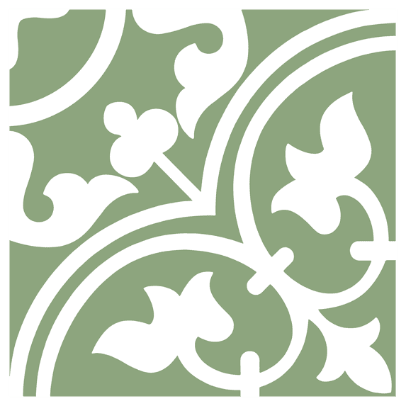 DEWOO 10PCS 12" x 12" Peel and Stick Floor Tiles, Vintage Floral Removable Self Adhesive Vinyl Flooring Stickers, Renter Friendly DIY Tile for Kitchen Entryway Bathroom Living Room