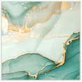 thumbnail image 1 of DEWOO 10pcs Peel and Stick Backsplash Wall Tile, Waterproof Peel and Stick Marble Wall Tiles, Self-Adhesive Panels for Bathroom, Kitchen, and Living Room (Green Gold Marble,12"×12"), 1 of 13
