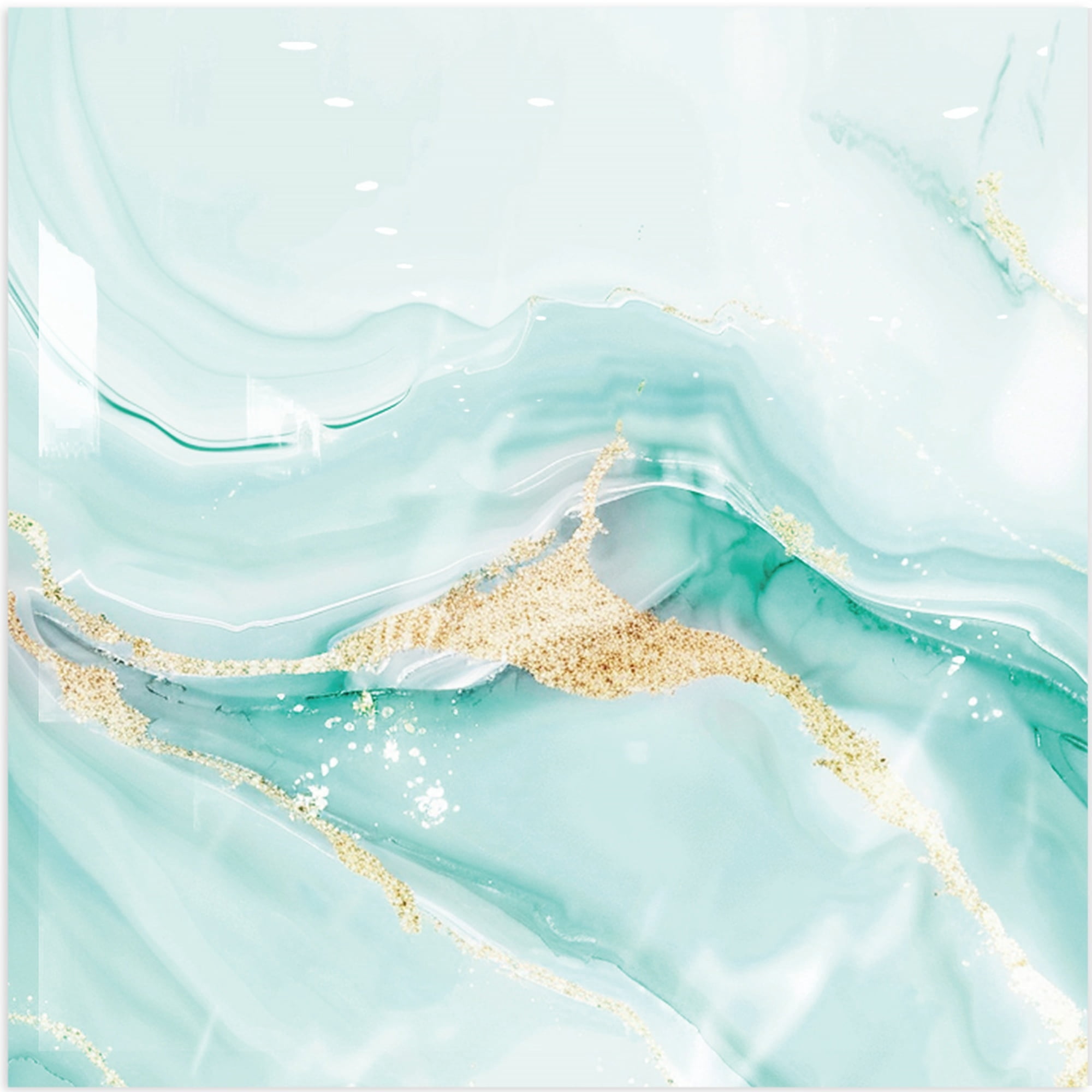DEWOO 10pcs Peel and Stick Backsplash Wall Tile, Waterproof Peel and Stick Marble Wall Tiles, Self-Adhesive Panels for Bathroom, Kitchen, and Living Room (Blue Marble,12"×12")