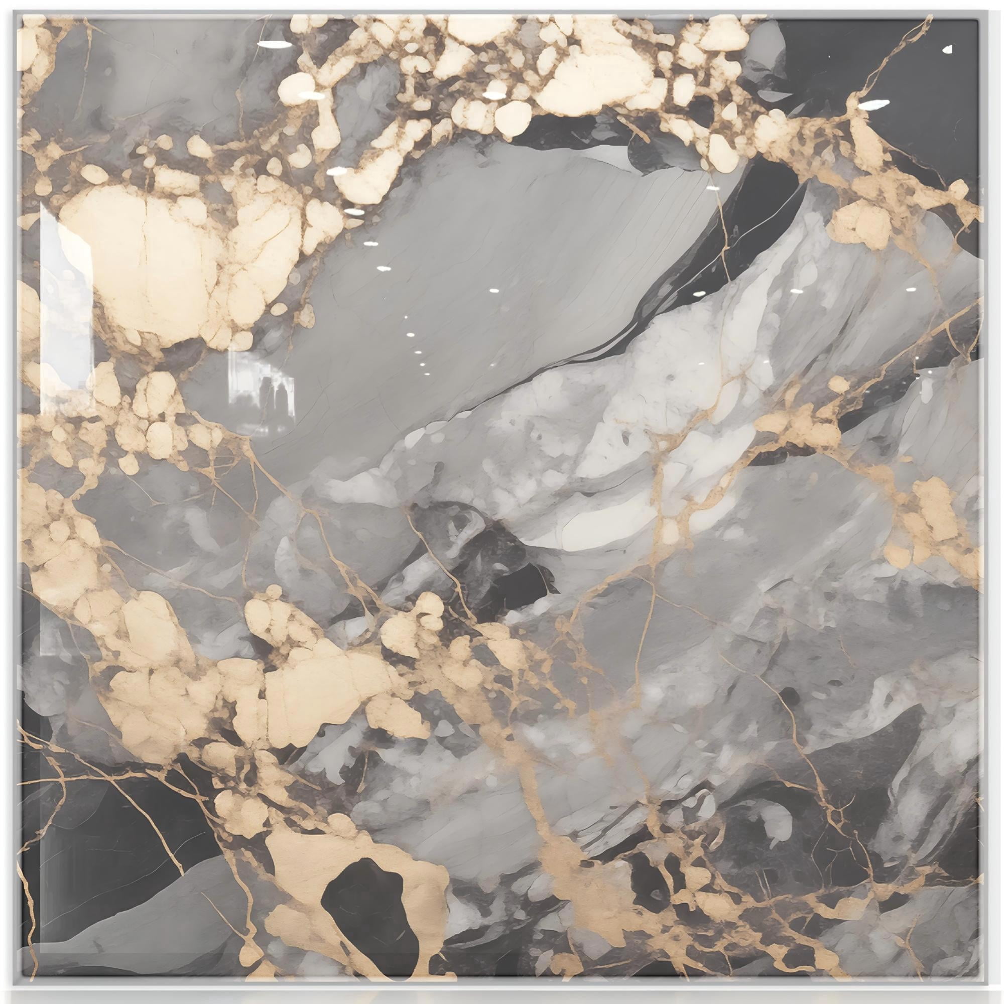 DEWOO 10pcs Peel and Stick Backsplash Wall Tile, Waterproof Peel and Stick Marble Wall Tiles, Self-Adhesive Panels for Bathroom, Kitchen, and Living Room (Brown Marble,12"×12")