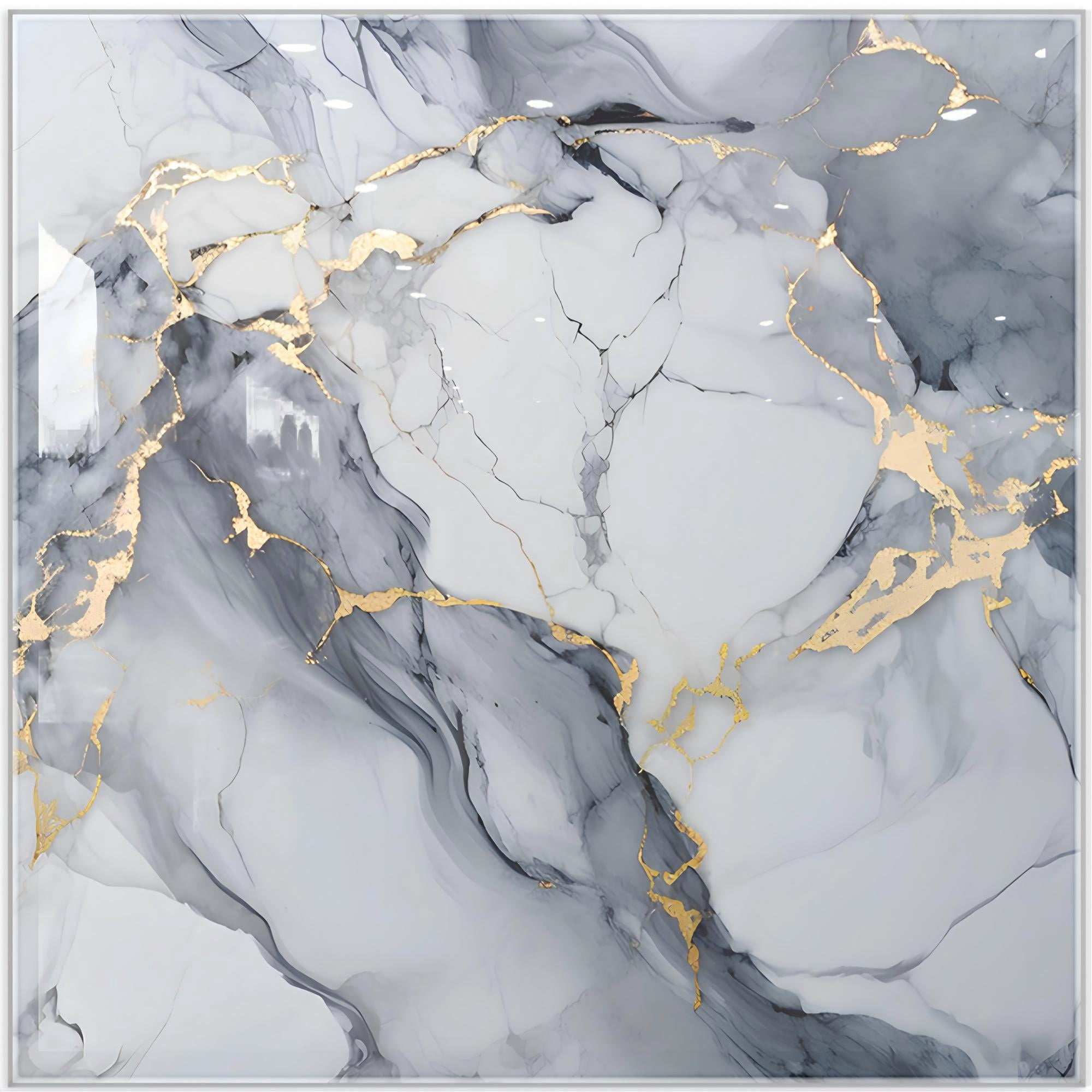 DEWOO 10pcs Peel and Stick Backsplash Wall Tile, Waterproof Peel and Stick Marble Wall Tiles, Self-Adhesive Panels for Bathroom, Kitchen, and Living Room (Dark Gray Marble,12"×12")