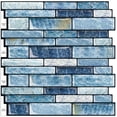 thumbnail image 1 of DEWOO 10 Sheets Peel and Stick Tile Backsplash, Stick on Wall Tiles, Self Adhesive Tile Sticker for Kitchen Backsplash and Bathroom(12"x12",Blue Marble), 1 of 10