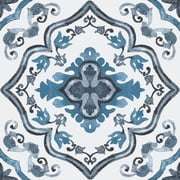 DEWOO Peel and Stick Floor Tile, Peel and Stick Flooring Self Adhesive, Waterproof Vinyl Flooring Suitable for Bathroom, Kitchen, Blue12 x 12 In, 10PCS