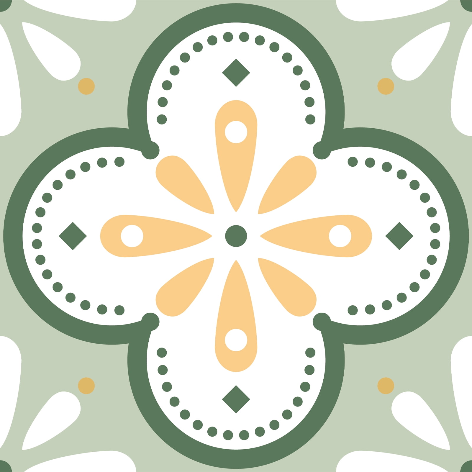 DEWOO Peel and Stick Floor Tile, Peel and Stick Flooring Self Adhesive, Waterproof Vinyl Flooring Suitable for Bathroom, Kitchen, Light Green(12 x 12 In, 10PCS)