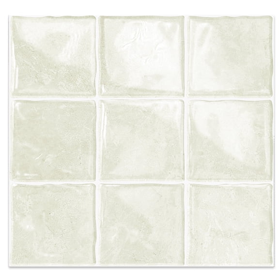 DEWOO Peel and Stick Tile Backsplash, 12”×12”Stick on Backsplash for Kitchen, Self Adhesive Tile Stickers for Kitchen Backsplash and Bathroom(10 Sheets)