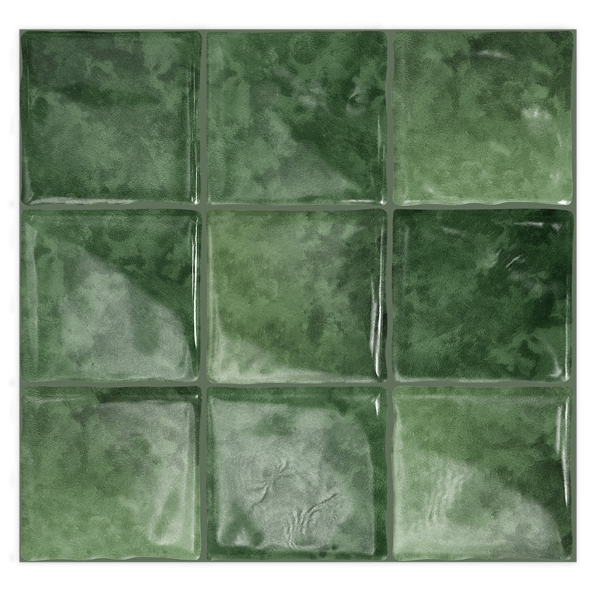 DEWOO Peel and Stick Tile Backsplash, 12”×12”Stick on Backsplash for Kitchen, Self Adhesive Tile Stickers for Kitchen Backsplash and Bathroom(10 Sheets)