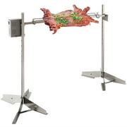 DEWOSEN 46" Outdoor Electric Rotisserie Grill Kit 125 LBS Pig Spit Rotisserie 45W Motor BBQ