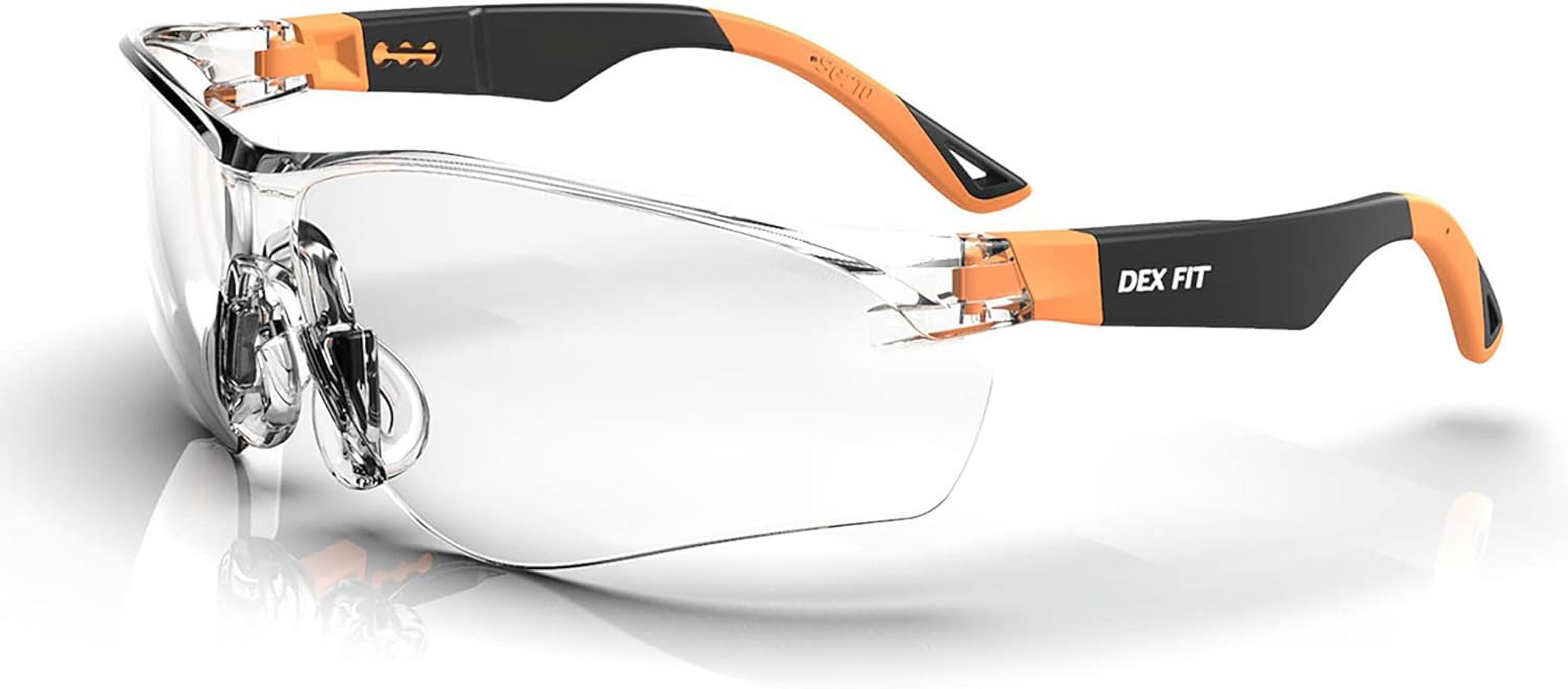 DEX FIT Safety Glasses SG210, Z87 Eye Protection, Anti Fog & Scratch ...