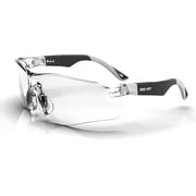 DEX FIT SG210 Grey Safety Work Glasses Unisex Clear Lens, Polycarbonate, One Size - 1 Pair