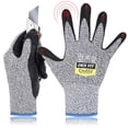 thumbnail image 1 of DEXFIT CRU553N Grey Work Gloves (Nitrile-Coated, Fiberglass, Extra-Small) - 1 Pair, 1 of 7