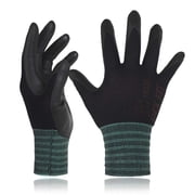 DEXFIT FN320 Black Work Gloves Multipurpose, Fiberglass, Nylon, Medium - 1 Pair