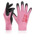 thumbnail image 1 of DEXFIT FN330 Pink Work Gloves (Nitrile-Coated , Small) - 3 Pairs, 1 of 7