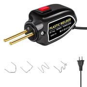 DEXIMRO 100W Portable Plastic Welder 200PCS Hot Staples Plastic Welding Kit, Hot Stapler Welder Gun Welding Rods Kit for Car Bumper Repair Crack Kayak