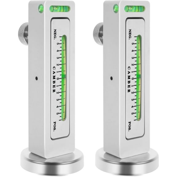 DEXIMRO 2 Pack Adjustable Magnetic Gauge Tool, Wheel Camber, Caster Pillar and Wheel Alignment Tools for Automotive Truck RV Tire Repair for Car/Truck Camber/Castor Strut
