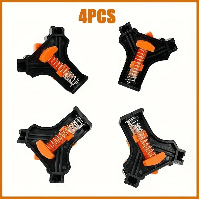 Spring Loaded Alignment Block DEXIMRO 4Pcs Adjustable Spring Loaded Woodworking Clamp 90 Degree Right ...