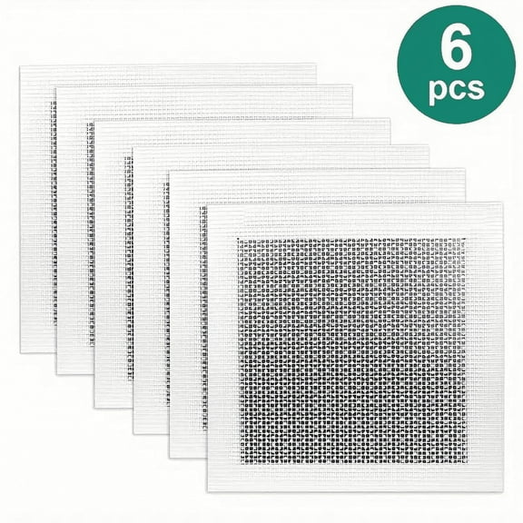 DEXIMRO 6-Pack Drywall Patching Tools, 4 Inch, Wall Patching Kit for Small Nail Holes, Drywall Patching, Self-Adhesive Aluminum Mesh
