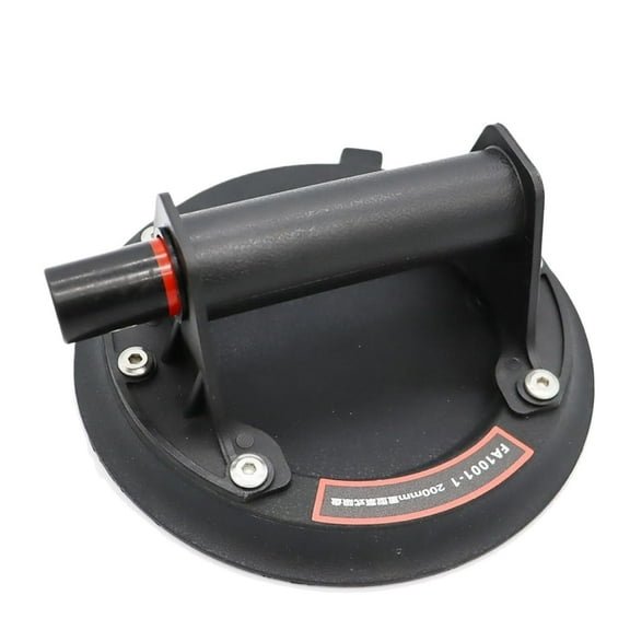 DEXIMRO 8" Glass Suction Cup for Granite & Glass Lifting, Vacuum Glass Lifter with Metal Handle and Brass Pump,600lbs Load Capacity (8" Metal)