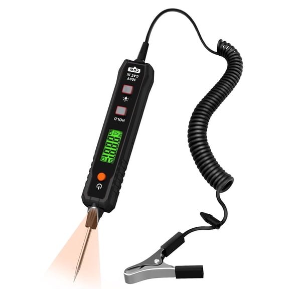 DEXIMRO Suitable for Current below 36V Smart Automotive Test Light, Circuit Tester with Sharp Probe ,Voltage Testerwith Light , Electric Test Pen for Car Battery Polarity Continuity Fuses