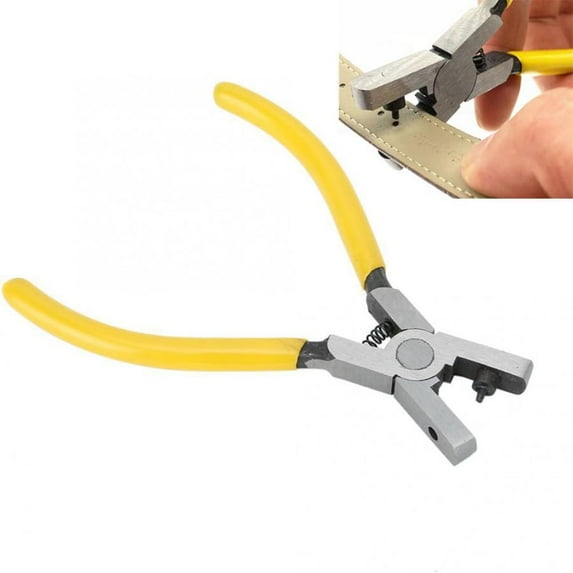 DEXIMRO Belt Hole Puncher Belt Hole Puncher for Leather 6 in Hole Puncher,Durability Belt Hole Puncher for Leather,Ergonomic Leather Hole Punch,Labor-Saving