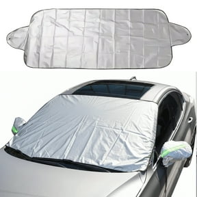 DEXIMRO Car Windshield Cover, Heavy Duty Ultra Thick Protective Windscreen Cover - Snow Ice Frost Sun UV Dust Water Resistent - Pefect Fit for Cars SUVs All Years Summer/Winter (59Inch*27.5Inch)