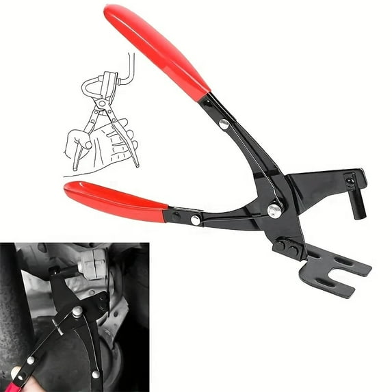 DEXIMRO Exhaust Hanger Removal Tool,Exhaust Hanger Pliers and Rubber Bracket Separation Exhaust Pliers-Compatible with All Exhaust Rubber Hangers exhaust