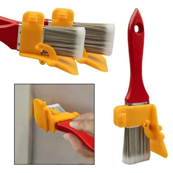 DEXIMRO Trimming Tool Set, Paint Trimmer Edge Tool Includes Paint Brush for Walls with Edges, Paint Brush Set for Trimming Corners, Paint Cutting Tool (Handheld)