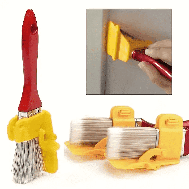 DEXIMRO Trimming Tool Set, Paint Trimmer Edge Tool Includes Paint Brush for Walls with Edges, Paint Brush Set for Trimming Corners, Paint Cutting Tool (Handheld)