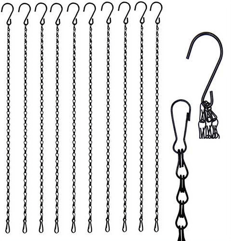 DEXING 10 Pack 22.4 Inch Decorative Hanging Chains Hook Chains Mental