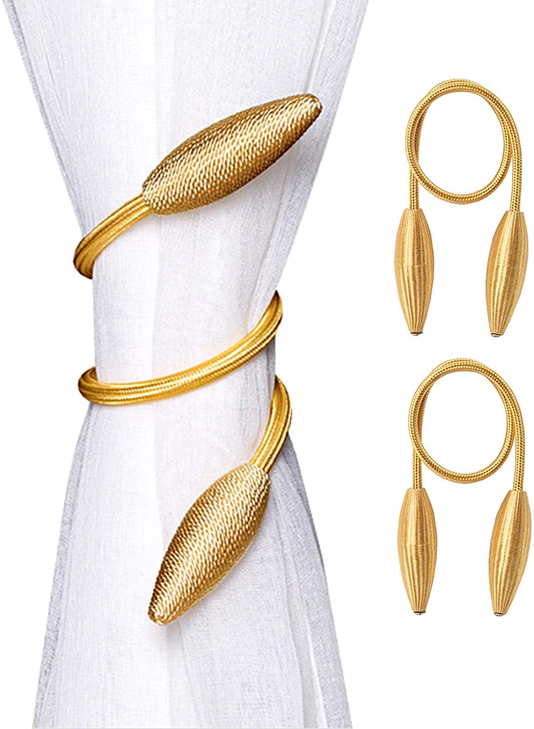 DEXING 2Pack Curtain Holdbacks Curtains Tiebacks Home Decorative