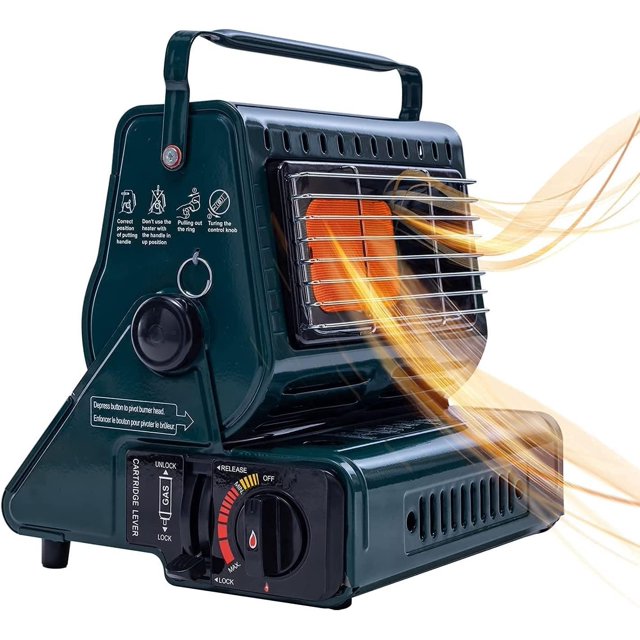 DEXING Indoor Safe Butane Portable Heater Portable Propane Heaters