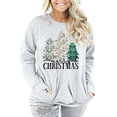 thumbnail image 1 of DEXIO Plus Size Christmas Sweatshirts for Women Merry Christmas Long Sleeve Shirts Crewneck Pullover Tops,4X, 1 of 13