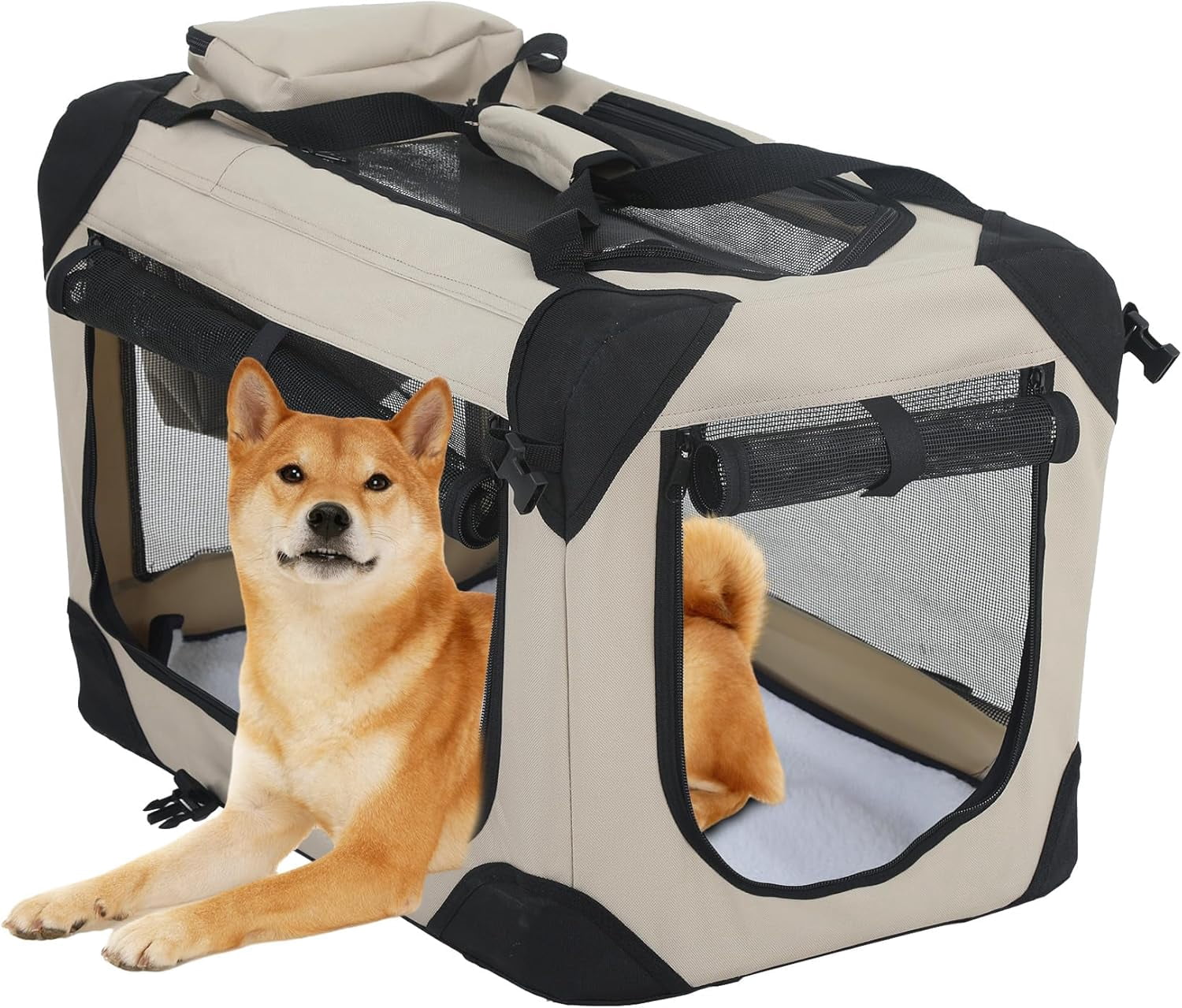 A closer look at Collapsible Dog Crate For Tiny Breeds