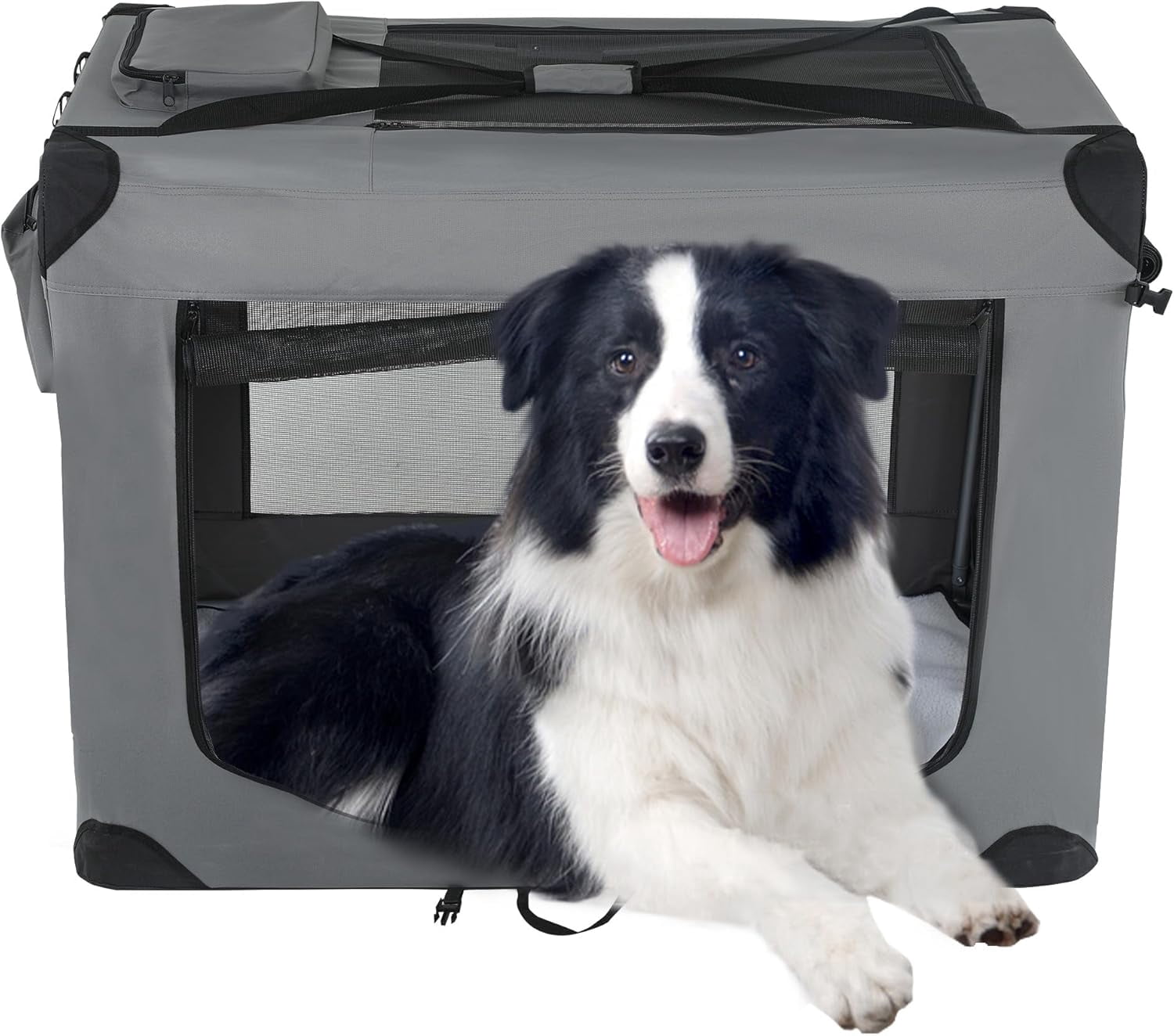 Illustration of Portable Dog Crate For Large Dogs