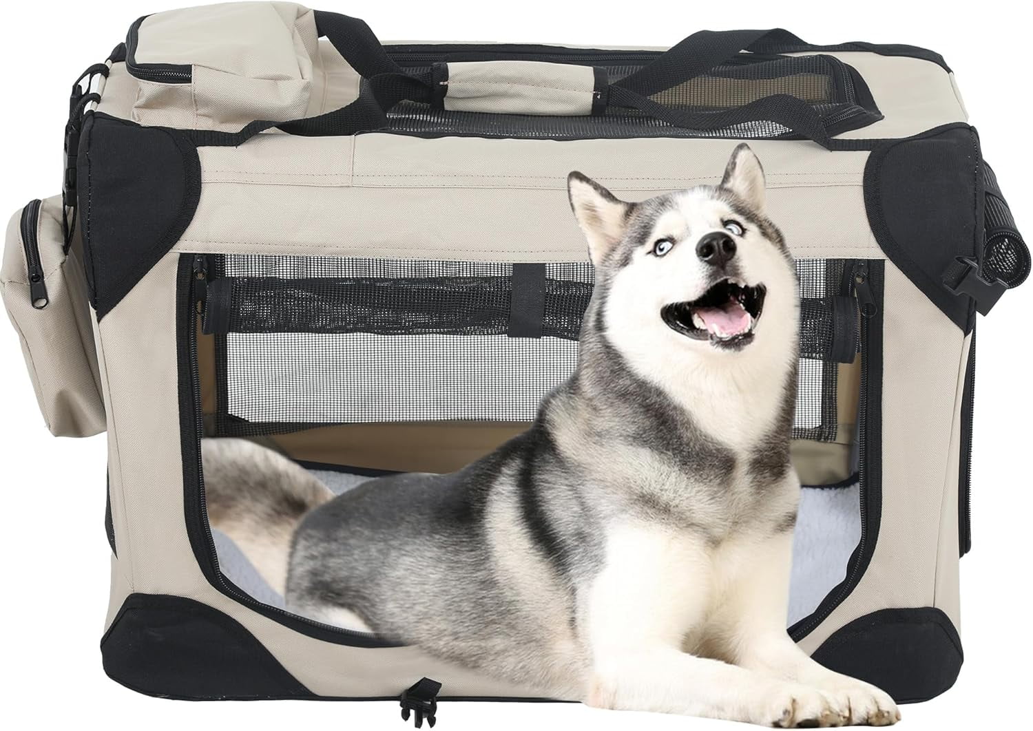 Beautiful view of Lightweight Portable Dog Crate For Senior Dogs