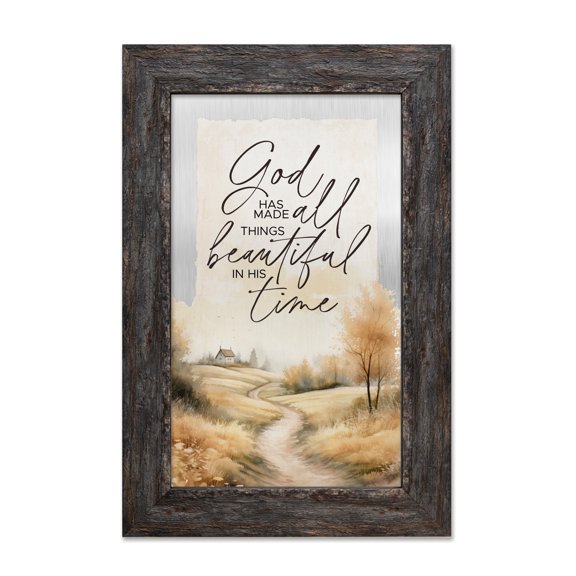 DEXSA God Has Made Metalscape Framed Wall Art - 8 inches x 12 inches