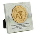 thumbnail image 1 of DEXSA Hope And A Future Meadow Wood Plaque 6 inches x 6 inches, 1 of 1