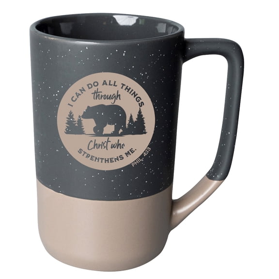 DEXSA I Can Do All Things Designer 16 oz Ceramic Mug