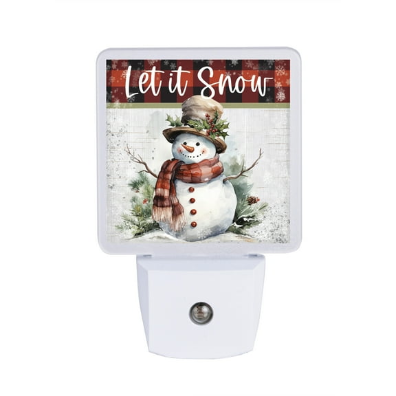 DEXSA Let It Snow Nightlight - Let Your Light Shine LED Night Light