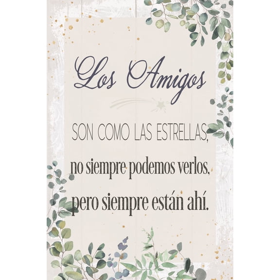DEXSA Los Amigos Wood Plaque - 4" x 6"