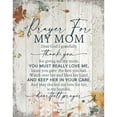 thumbnail image 1 of DEXSA Prayer For My Mom Wood Wall Plaque 11.75"x15", 1 of 1