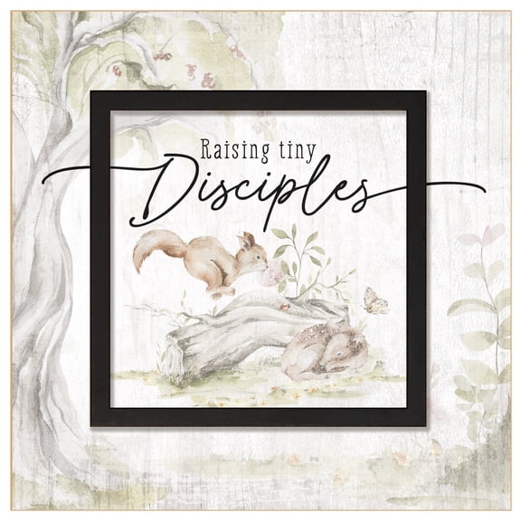 DEXSA Raising Tiny Disciples Wood Plaque - 6" x 6 1/8"
