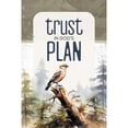 thumbnail image 1 of DEXSA Trust In God's Plan Wood Frame Wall Plaque 4"x6" | Made in the USA | Wonderful Gift | Inspirational Sentiment | Metal Hanger and Easel on Back | Self-Standing or Wall Hanging, 1 of 1