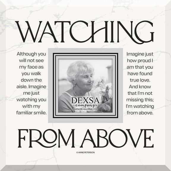 DEXSA Watching From Above Glass Photo Frame - 12" x 12"