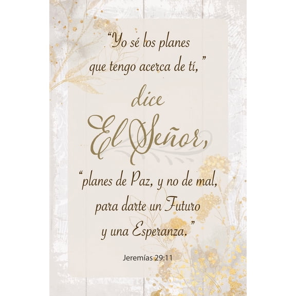 DEXSA Yo Se Los Planes Que..El Senor Wood Plaque - 4" x 6"