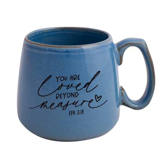 DEXSA You Are Loved Designer Ceramic Heirloom Mug - Holds 15 Oz