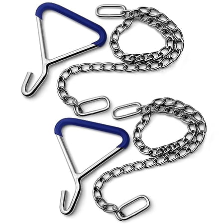 DEXSUR Calf Pulling Hooks and Chains - 45"