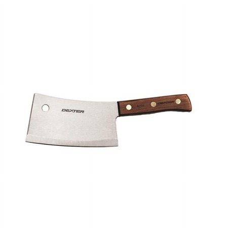 Dexter Russell S5287 Traditional (08220) Cleaver, 7", stain-free, high-carbon steel, heavy duty, rosewood handle, Made in USA????????????????????????????????????????