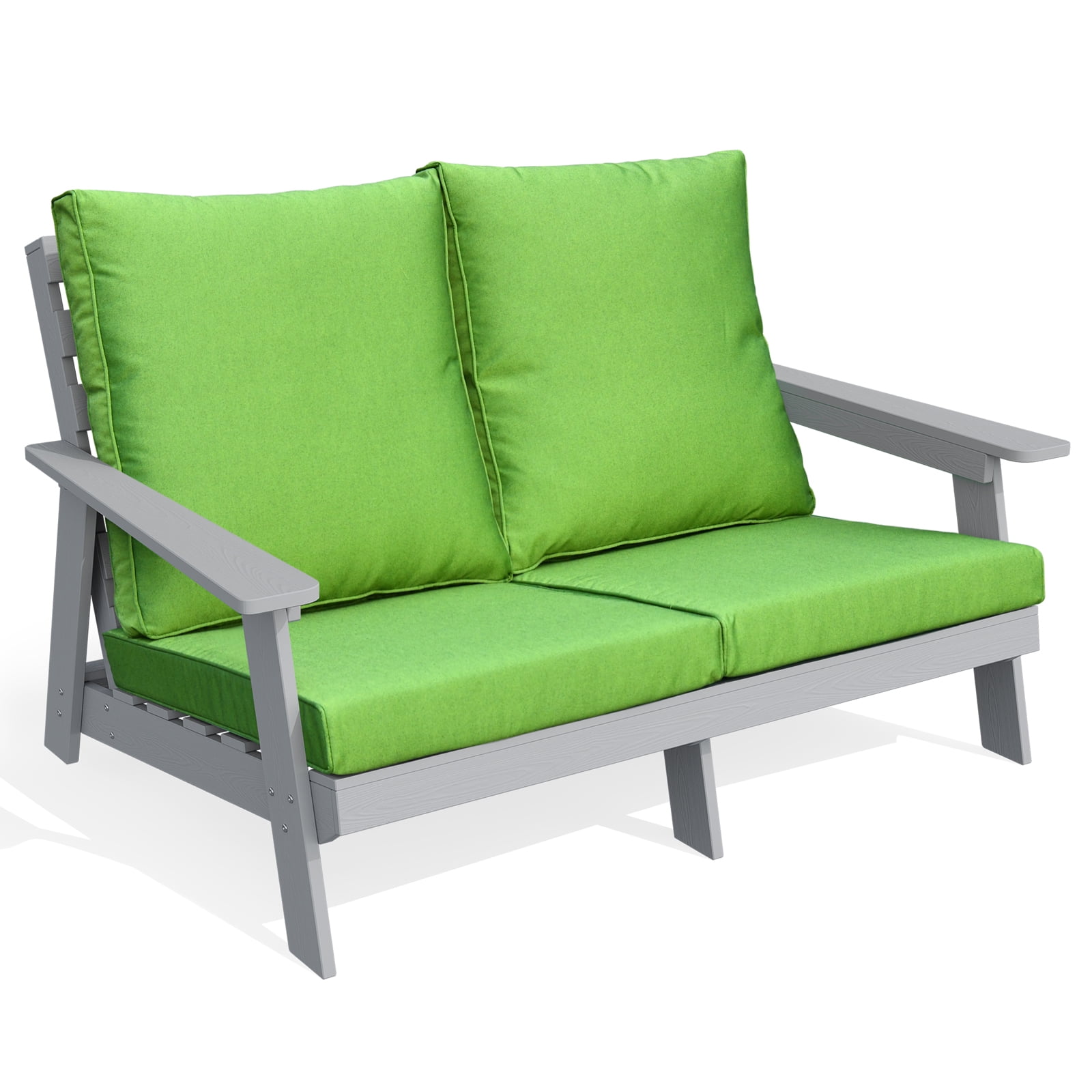DEXTRUS Hips Patio Loveseat with Cushion, AllWeather Resistant Outdoor