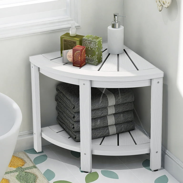 DEXTRUS Poly Lumber Shower Bench 18